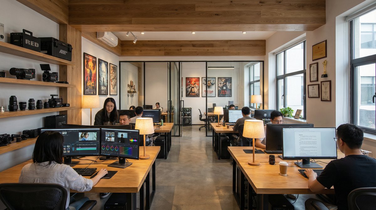 抖阴影视传媒公司办公环境